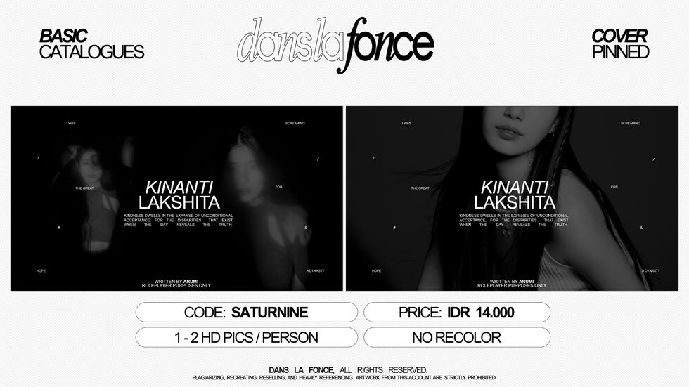 SATURNINE (DEFAULT/FACELESS) — IDR 14.000