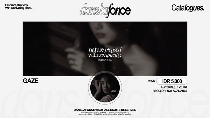 GAZE — IDR 5.000 / FORM ORDER