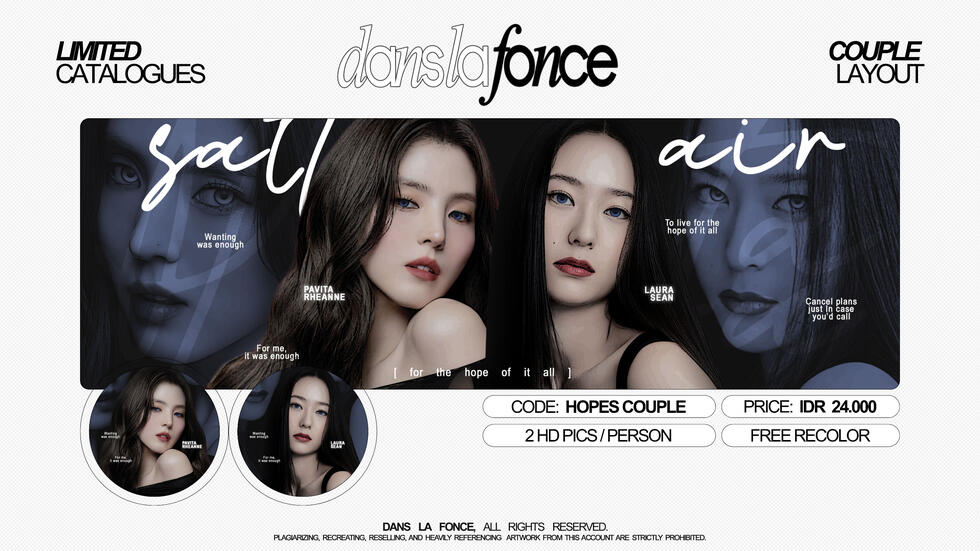 HOPES COUPLE — IDR 24.000 (FREE RECOLOR)