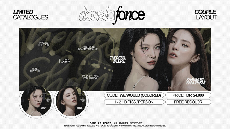 WE WOULD — IDR 24.000 (FREE RECOLOR)