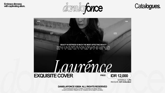 EXQUISITE COVER — IDR 12.000 / FORM ORDER