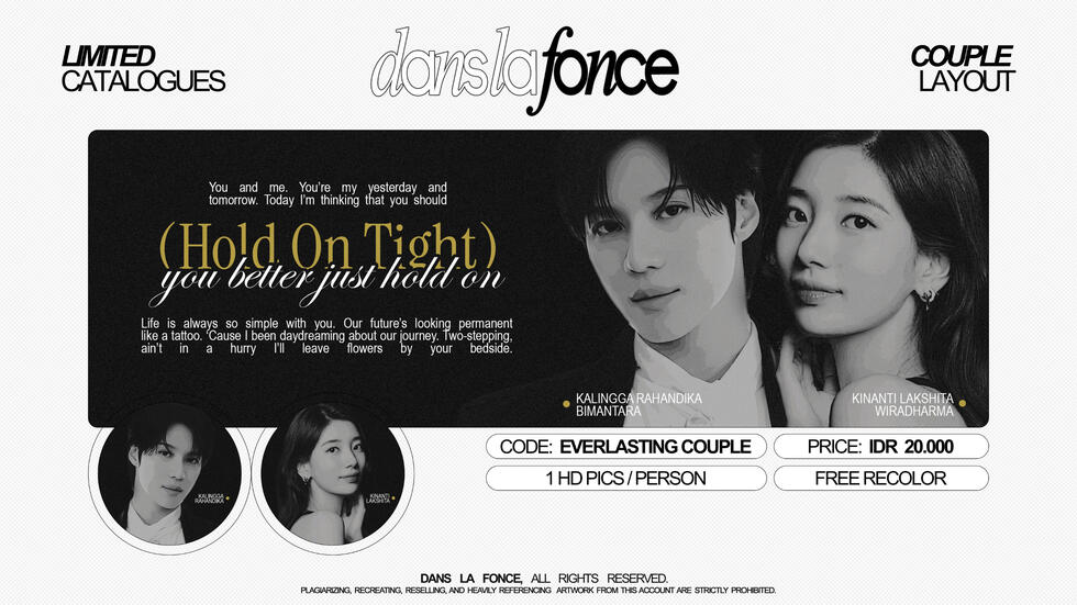 EVERLASTING COUPLE — IDR 20.000 (FREE RECOLOR)