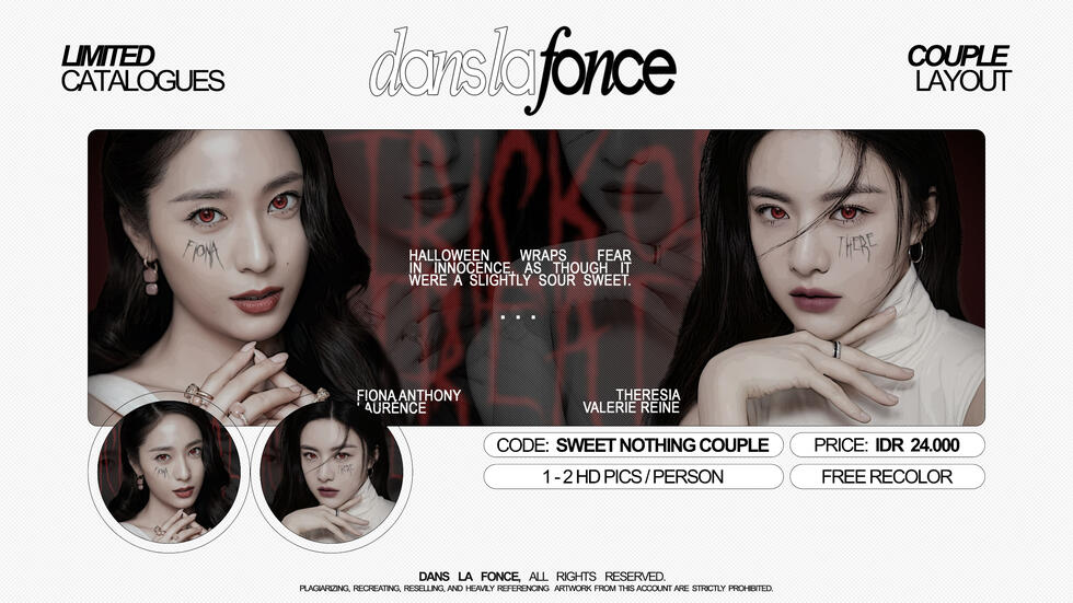 SWEET NOTHING COUPLE — IDR 24.000 (FREE RECOLOR)