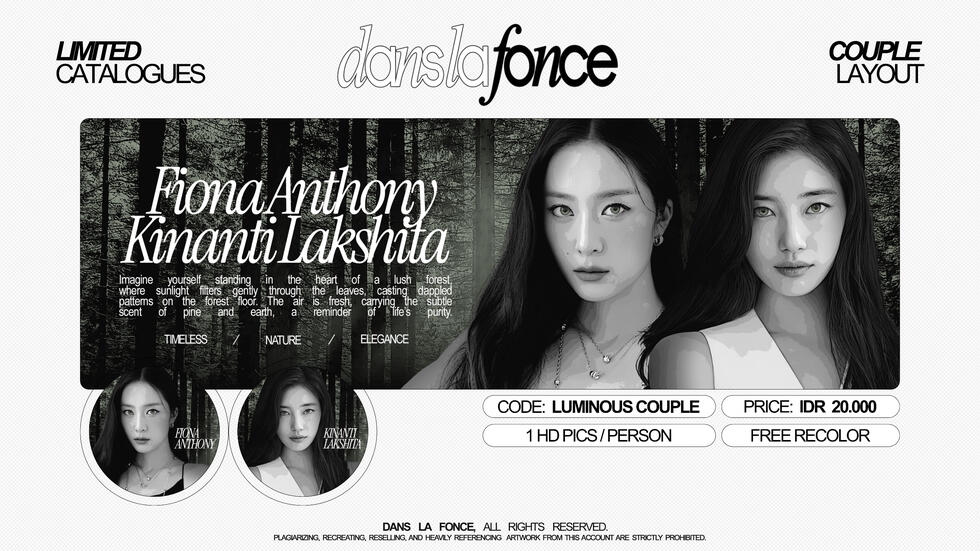 LUMINOUS COUPLE — IDR 20.000 (FREE RECOLOR)