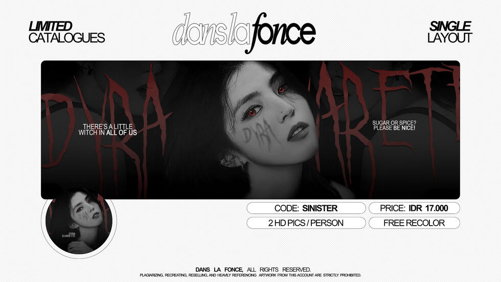 SINISTER — IDR 17.000 (FREE RECOLOR)