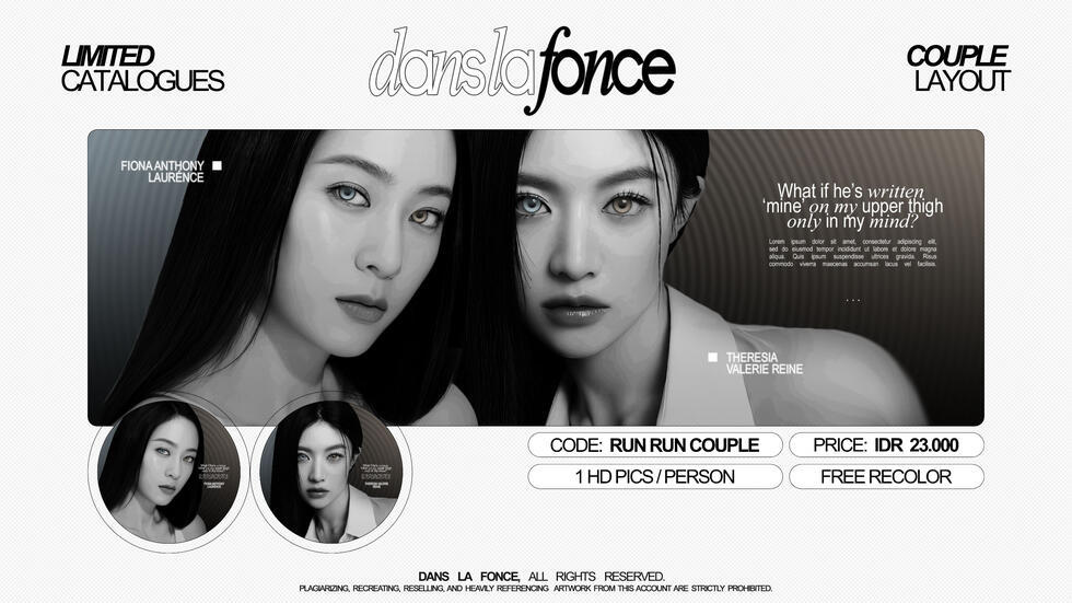 RUN RUN COUPLE — IDR 23.000 (FREE RECOLOR)