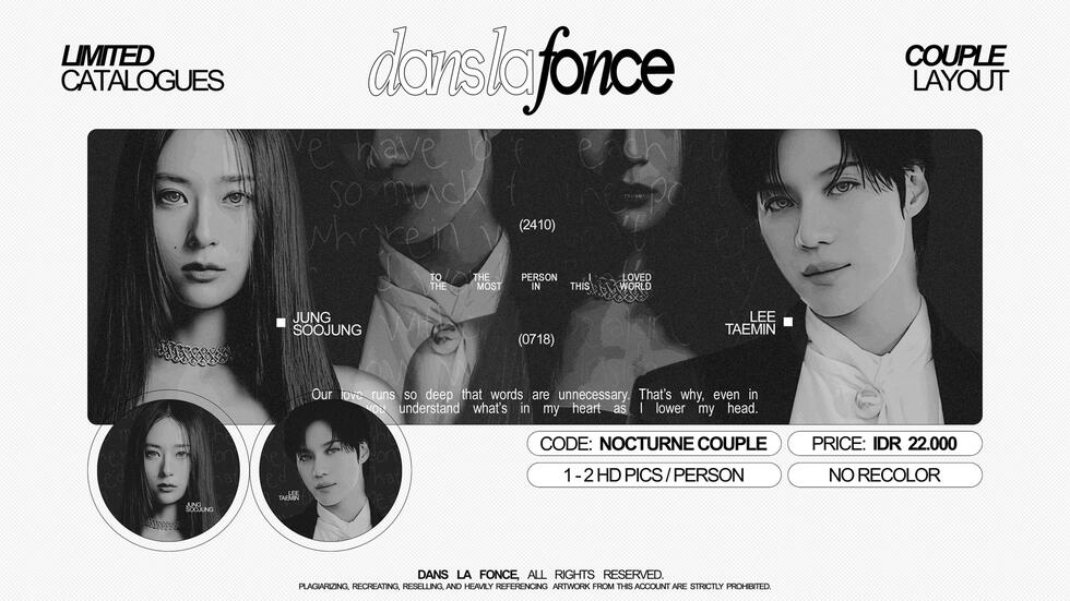 NOCTURNE COUPLE — IDR 22.000 (BNW ONLY)