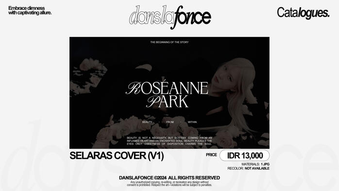 SELARAS COVER (V1) — IDR 13.000 / FORM ORDER