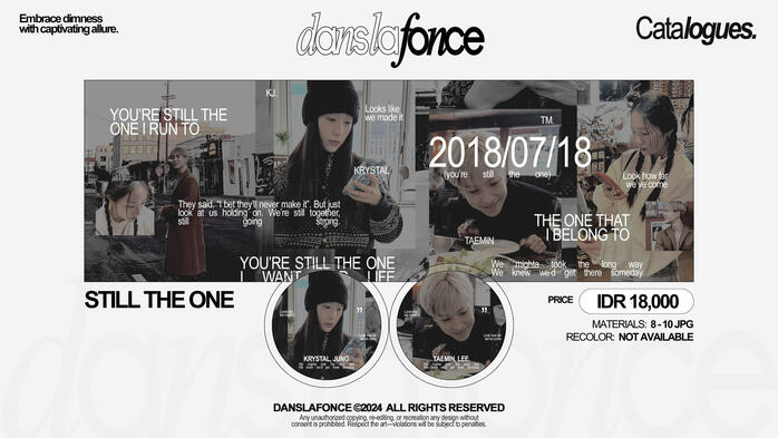 STILL THE ONE — IDR 18.000 / FORM ORDER