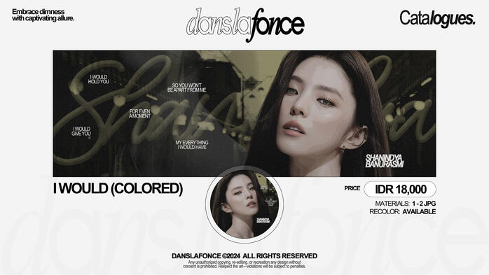 I WOULD — IDR 18.000 / FORM ORDER