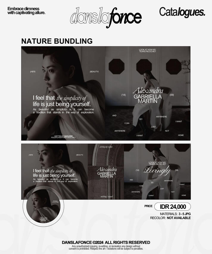 NATURE BUNDLING — IDR 24.000 / FORM ORDER