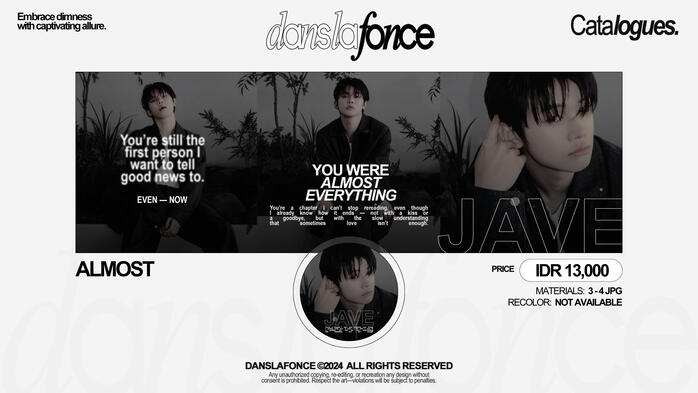 ALMOST — IDR 13.000 / FORM ORDER