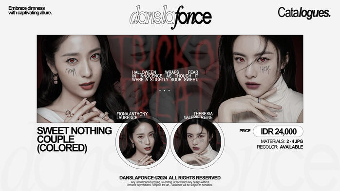 SWEET NOTHING COUPLE — IDR 24.000 / FORM ORDER