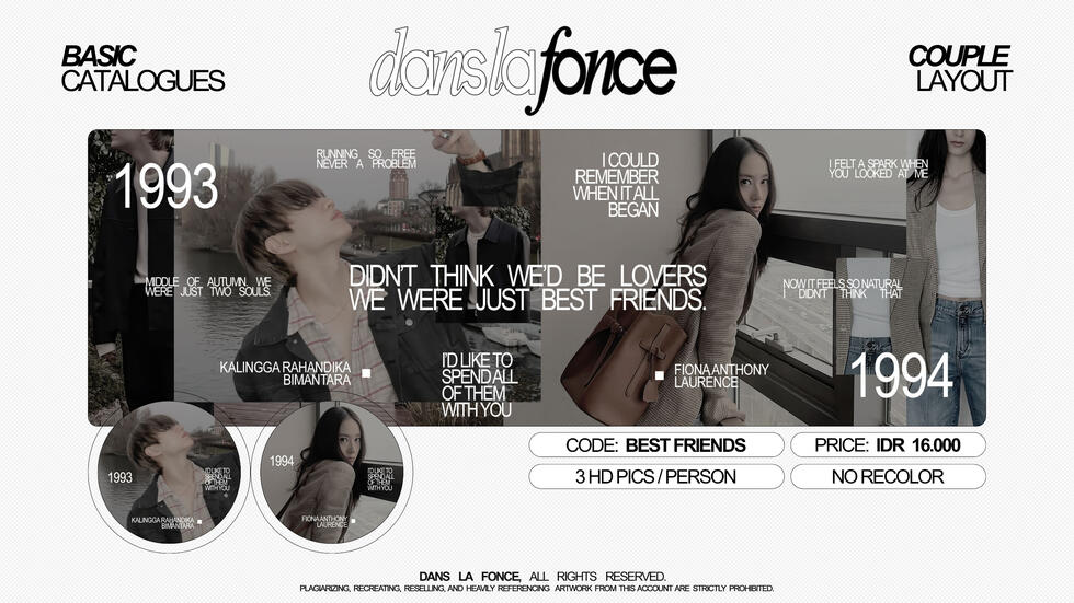 BEST FRIENDS — IDR 16.000