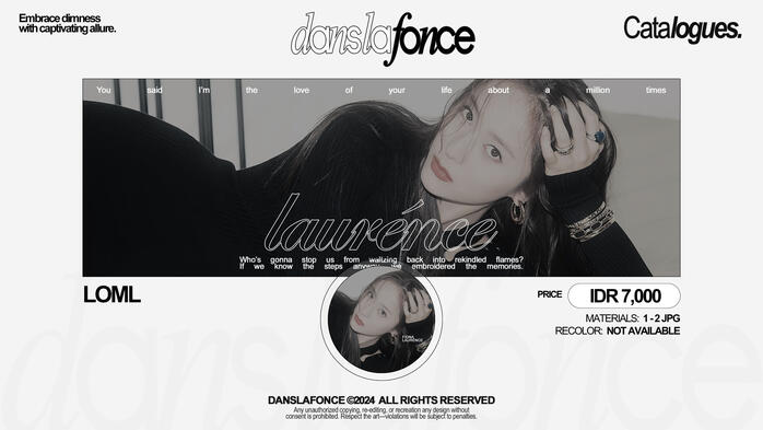 LOML — IDR 7.000 / FORM ORDER
