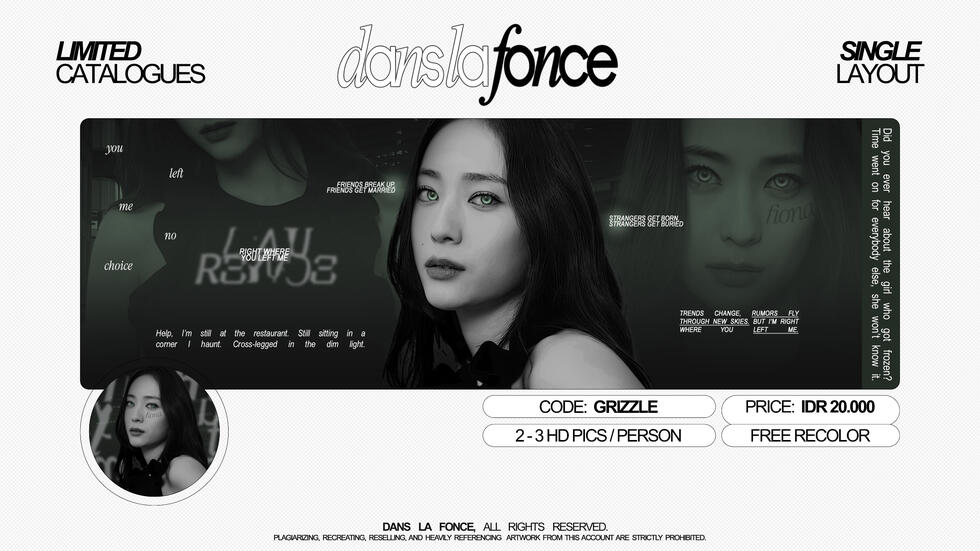 GRIZZLE — IDR 20.000 (FREE RECOLOR)