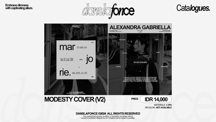 MODESTY COVER — IDR 14.000 / FORM ORDER