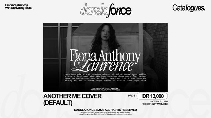 ANOTHER ME COVER — IDR 13.000 / FORM ORDER