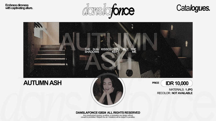 AUTUMN ASH — IDR 10.000 / FORM ORDER