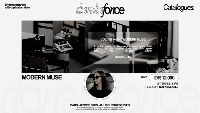 MODERN MUSE — IDR 12.000 / FORM ORDER