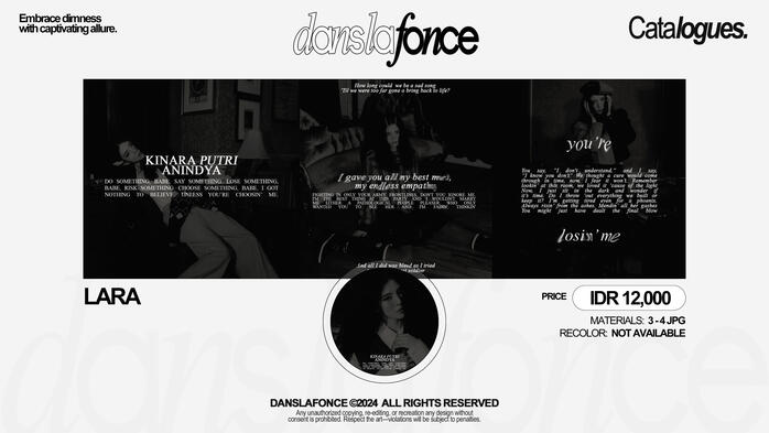 LARA — IDR 12.000 / FORM ORDER