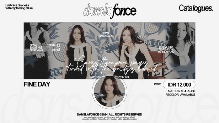 FINE DAY — IDR 12.000 / FORM ORDER