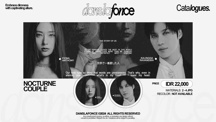 NOCTURNE COUPLE — IDR 22.000 / FORM ORDER