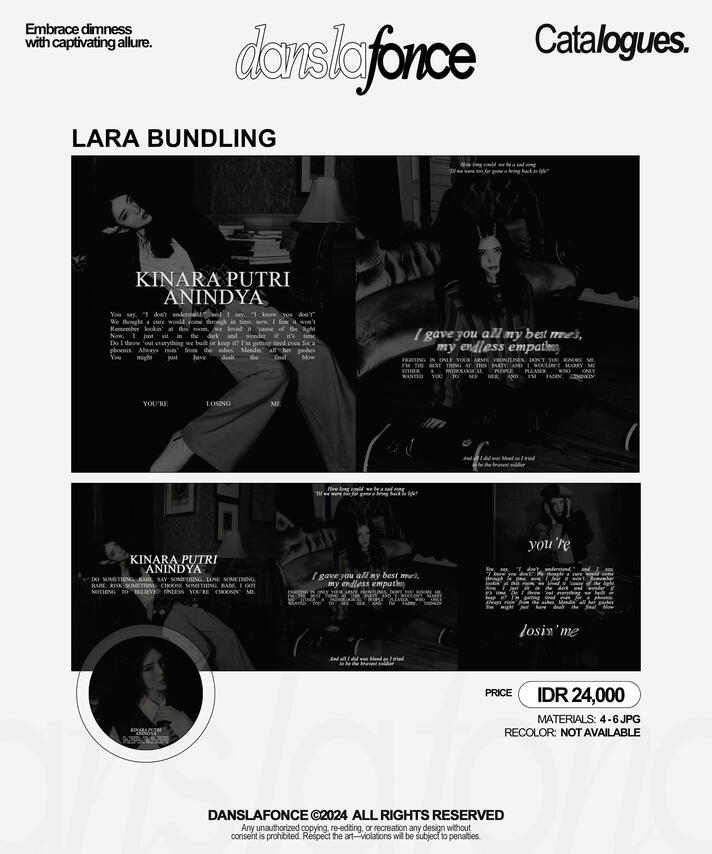 LARA BUNDLING — IDR 24.000 / FORM ORDER