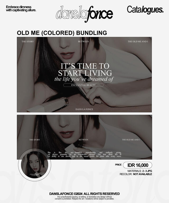 OLD ME (COLORED) BUNDLING — IDR 16.000 / FORM ORDER